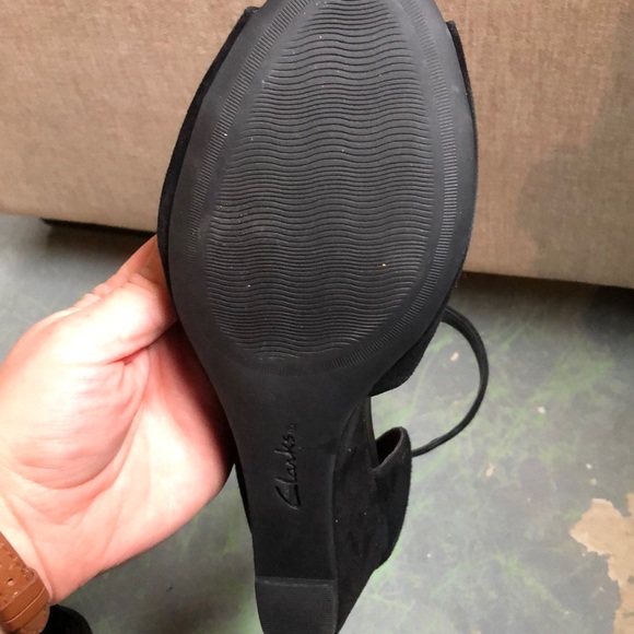 SEEKING* Clark’s Suede Peep Toe Wedges (do you have these? - Picture 9 of 9